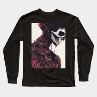 Skulls and Shadows: Exploring the Dark Beauty of Alternative Art Long Sleeve T-Shirt